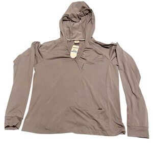 NWT Merrell Spree Womens XL Lavender Hooded Pullover Long Sleeve Active Top